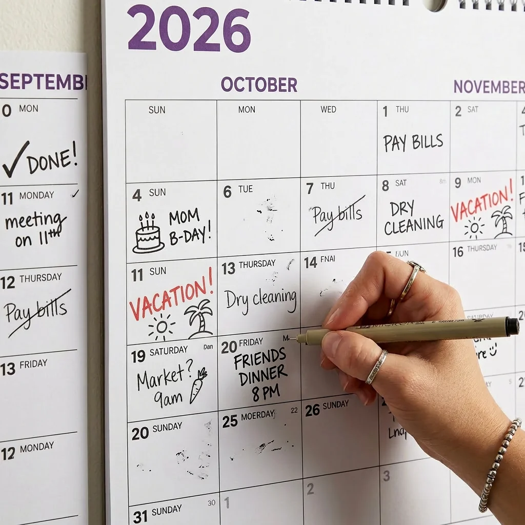Sharp vector PDF wall calendar &mdash; crisp at any print size