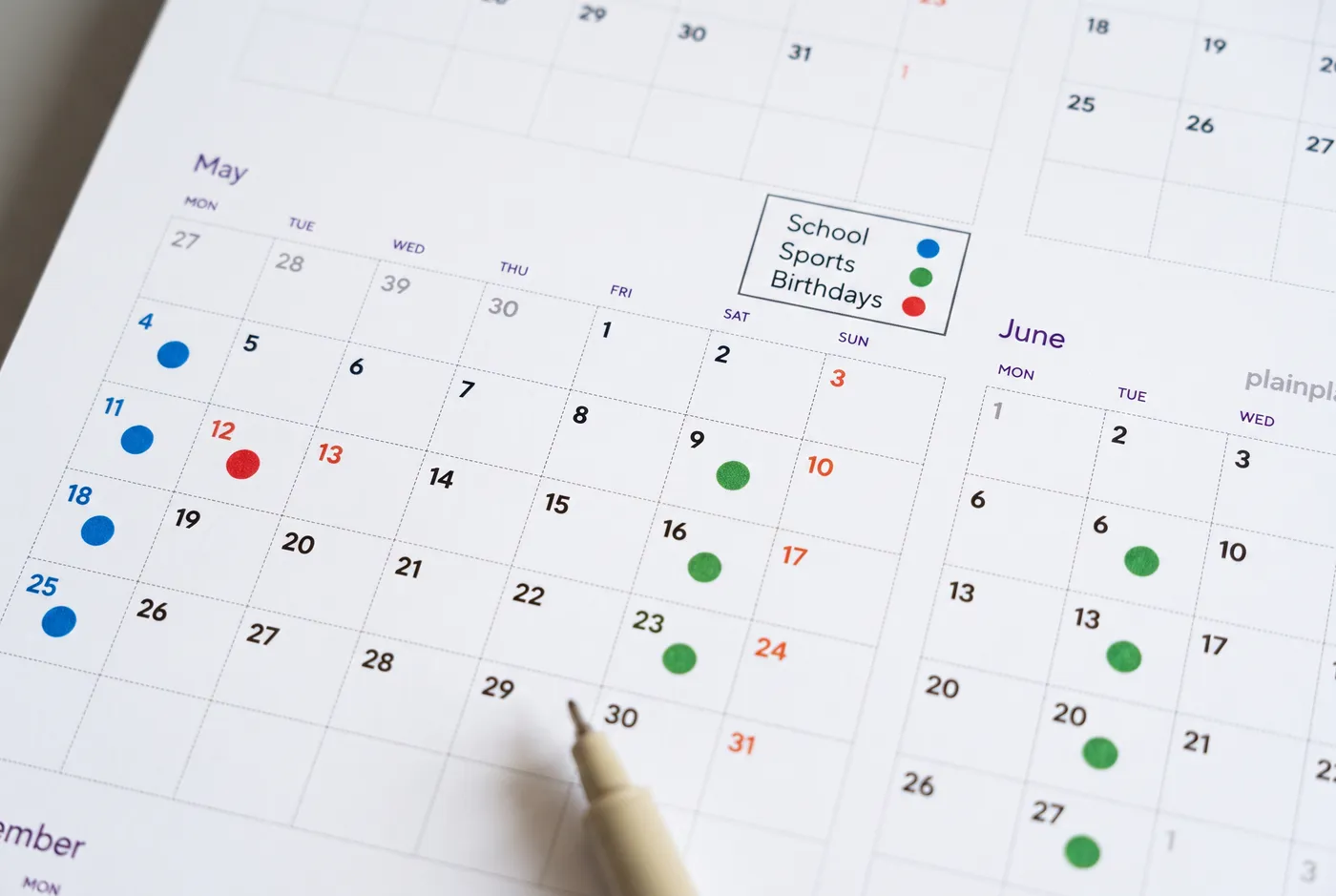 family command center wall planner