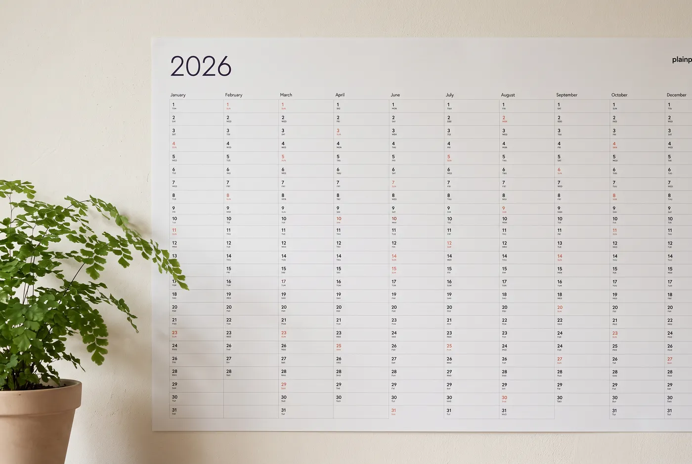 what is vector pdf wall calendar