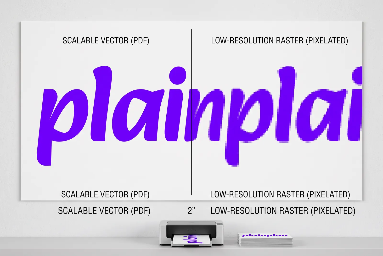 What is a vector PDF - detail of clean sharp lines